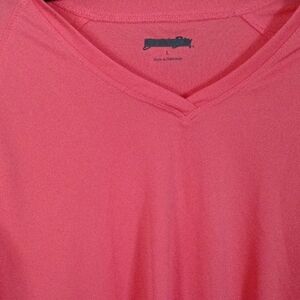 Pink V-Neck Top